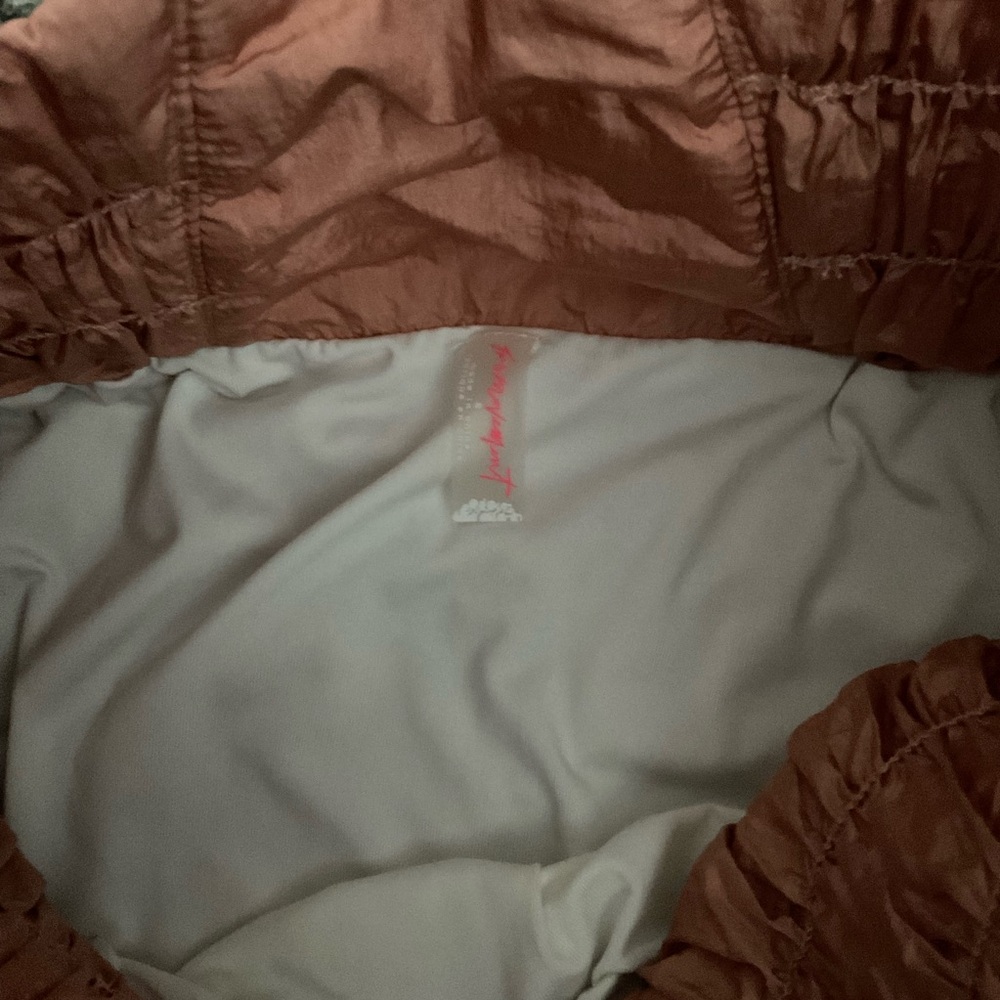 FP Movement by Free People Peach Athletic Shorts with wide Elastic Waistband - S - Picture 2 of 6